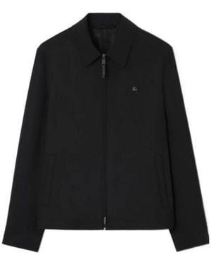 Burberry Wool Bloomsbury Track Jacket - Black