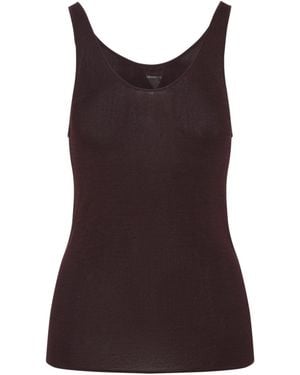 Frankie Shop Rivo Knit Tank Top - Brown