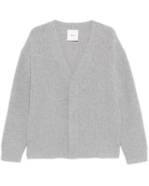 Nanushka Wool-Cashmere Cardigan - Grey