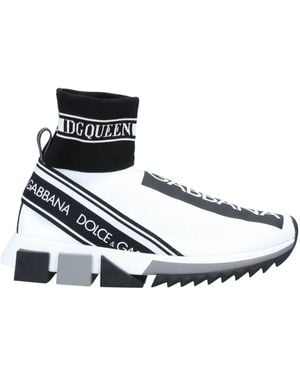 Dolce & Gabbana Two-Tone Trainers - Black