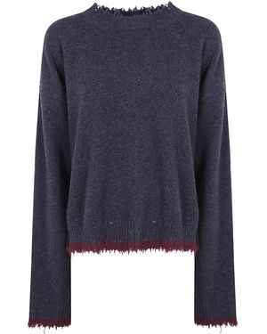 Uma Wang Long-Sleeved Jumper - Blue