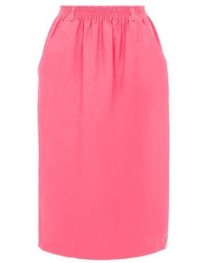 Chloé Elastic-Waistband Pocket Skirt - Pink