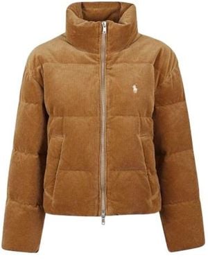 Polo Ralph Lauren Zip-Up Quilted Jacket - Brown
