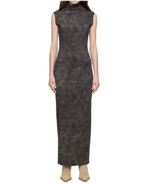 16Arlington High Neck Sleeveless Dress - Black