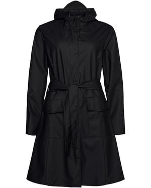 Rains Curve Jacket Ld00 - Black