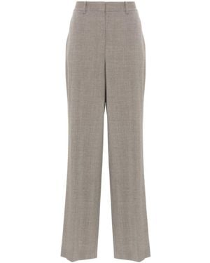 Theory Straight-Leg Trousers - Grey