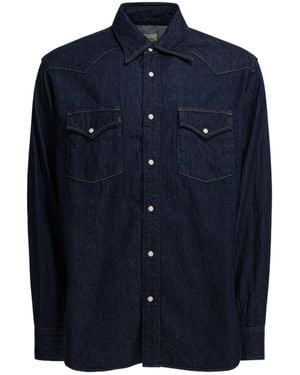 Kapital Chest-Pocket Shirt - Blue