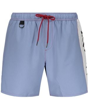Iceberg Logo Panel Swim Shorts - Blue