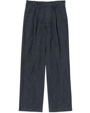 AURALEE Pleated Trousers - Blue
