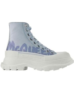 McQueen Tread Slick High-Top Sneakers - Blue