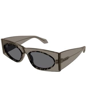 Alaïa Alaïa Rectangular Frame Sunglasses - White