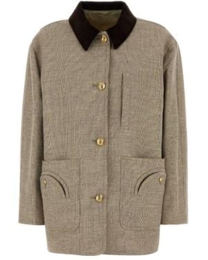Blazé Milano Single-Breasted Casual Jacket - Brown