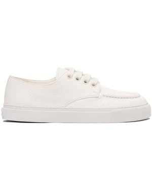 Prada Leather Trainers - White