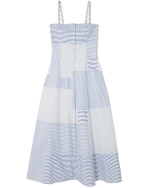 Gabriela Hearst Suspender Dress - White