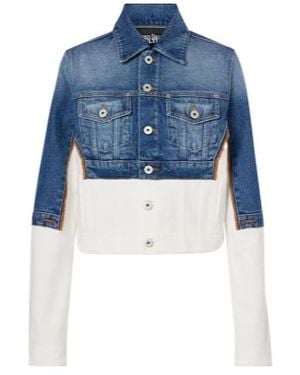Jean Paul Gaultier Button-Down Denim Jacket - Blue