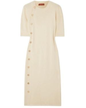 Altuzarra Mid-Length Dress With Button Details - Natural