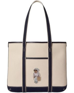 Polo Ralph Lauren Large-Capacity Tote Bag - Natural