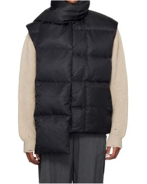 MM6 by Maison Margiela Scarf Down Vest - Blue