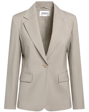 Weekend by Maxmara Long-Sleeve Blazer - Gray