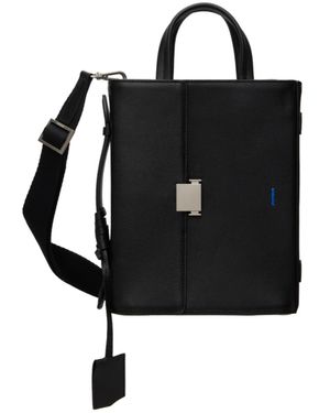 Adererror Grained Leather Tote - Black