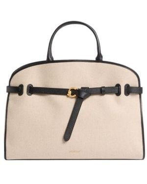 Coccinelle Large Sabine Tote Bag - Natural