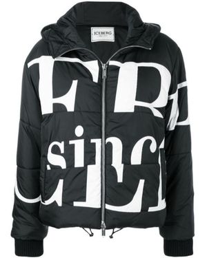 Iceberg Logo Details Cotton Suit - Black
