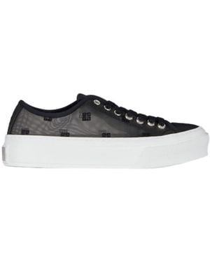 Givenchy 4G Mesh City Trainers - Black