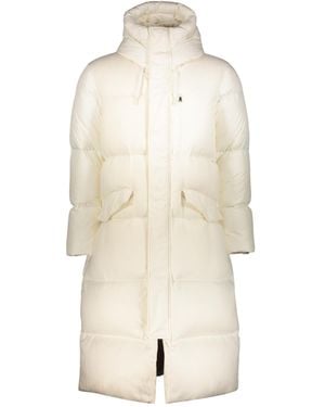 Herno Hooded Long Puffer Coat - Natural