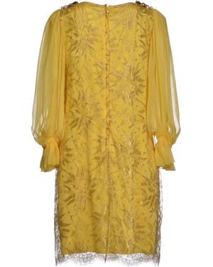 Dolce & Gabbana Short Dresses - Yellow