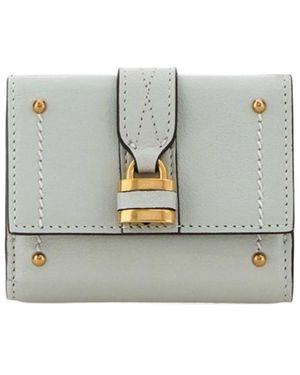 Chloé Chloé Mini Trifold Wallet - Gray