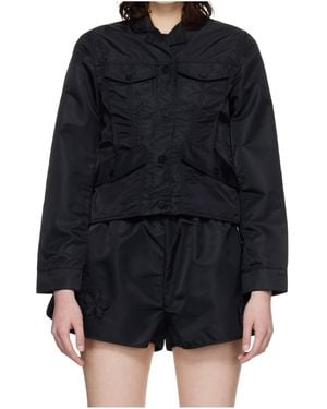 Cecilie Bahnsen Cbclover Long-Sleeve Casual Jacket - Black