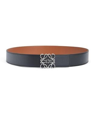 Loewe Reversible Anagram Buckle Belt - White