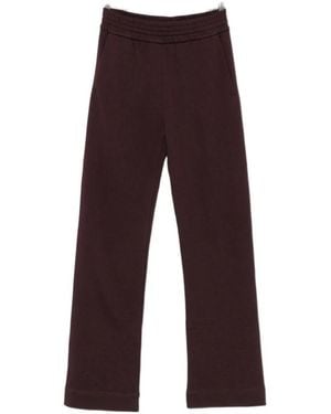 Dries Van Noten Elastic-Waist Athletic Trousers - Purple