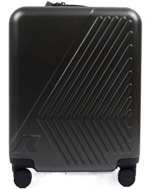 K-Way Eudoxie Logo Embossed Trolley - Black