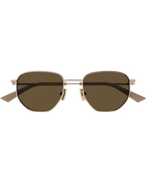 Bottega Veneta Eyewear Split Panthos Sunglasses - Multicolour