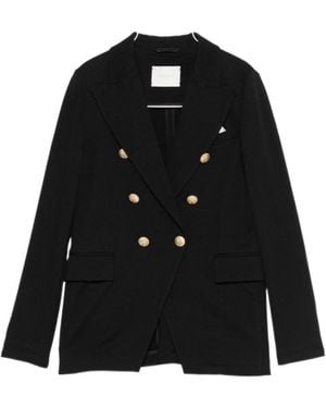 Circolo 1901 Double-Breasted Blazer - Black