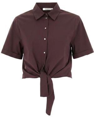 Liu Jo Short Sleeve Shirt - Brown