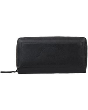 KARL LAGERFELD K/Daily Perforated-Logo Wallet - Black