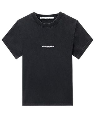 Alexander Wang Logo-Print T-Shirt - Black