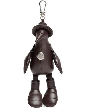 Moncler Duck-Shaped Key Ring - White