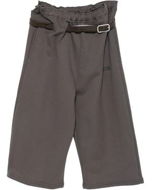 Magliano Wide-Leg Shorts - Grey