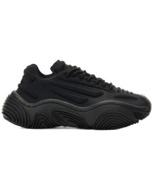 Alexander Wang Logo Detailed Lace-Up Sneakers - Black