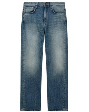 Emporio Armani Low-Rise Long Washed Jeans - Blue
