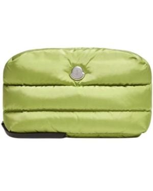 Moncler Caradoc Quilted Beauty Case - Green