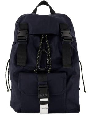 A.P.C. Trekking Buckle Backpack - Blue