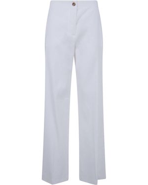 Seventy Stretch Vintage Effect Trousers - White