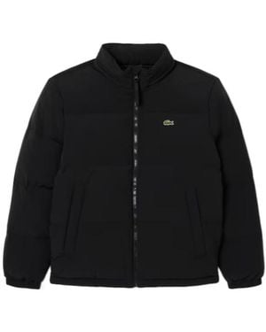 Lacoste Logo Patch Down Jacket - Black