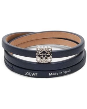 Loewe Anagram Bombe Twist Bracelet - Blue