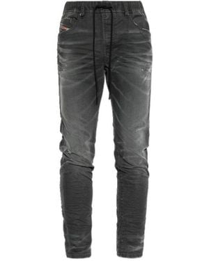 DIESEL E-Krooley Distressed Jogg Jeans - Grey