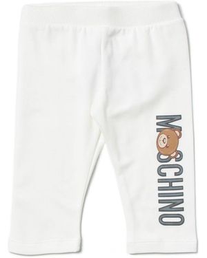 Moschino Logo Pants - White